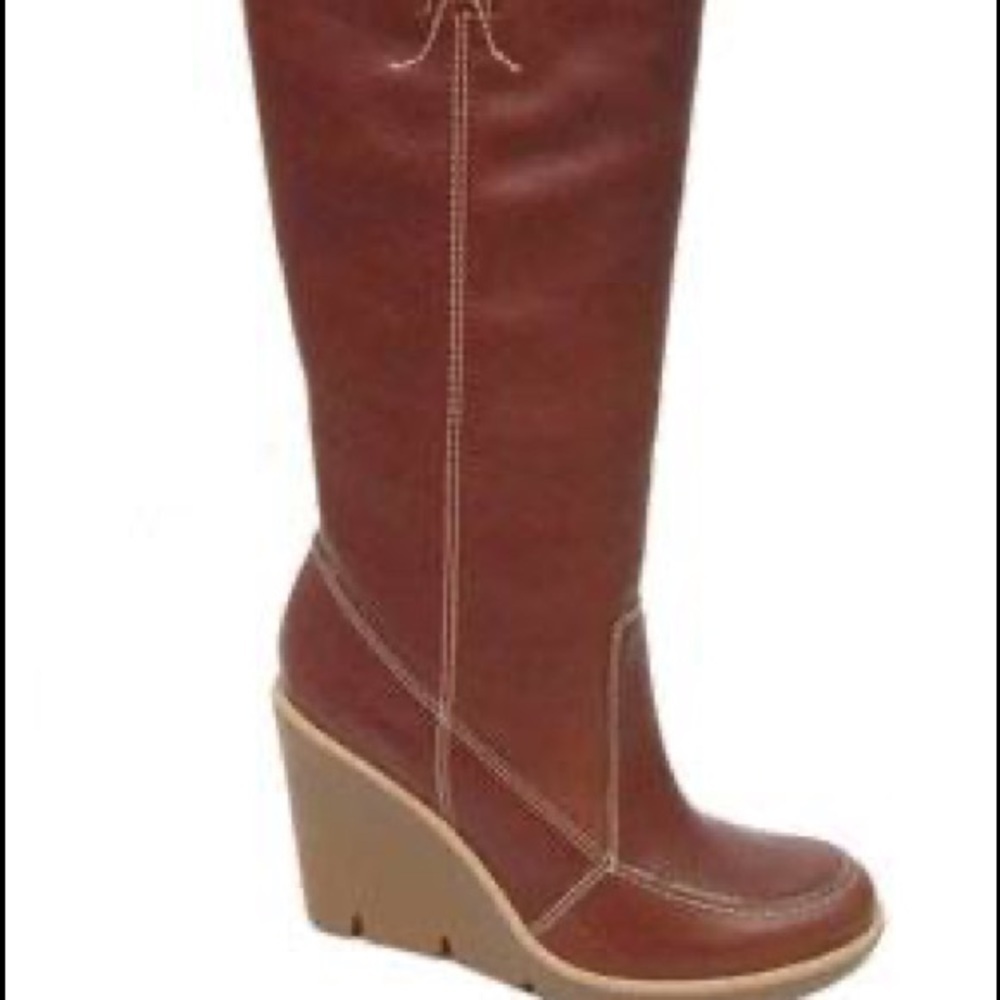 KORS Michael Kors Dipper Calfskin Leather Boots